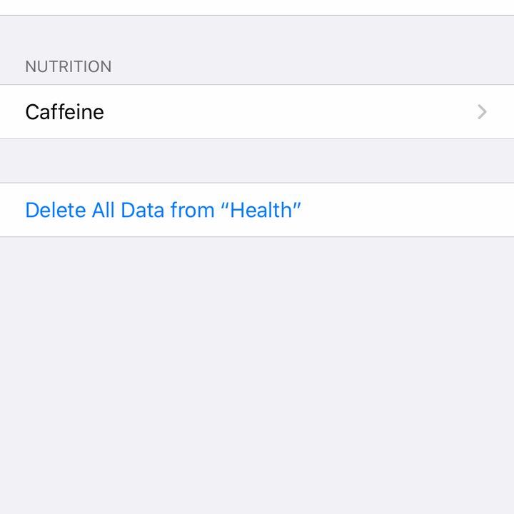 Choosing data to delete