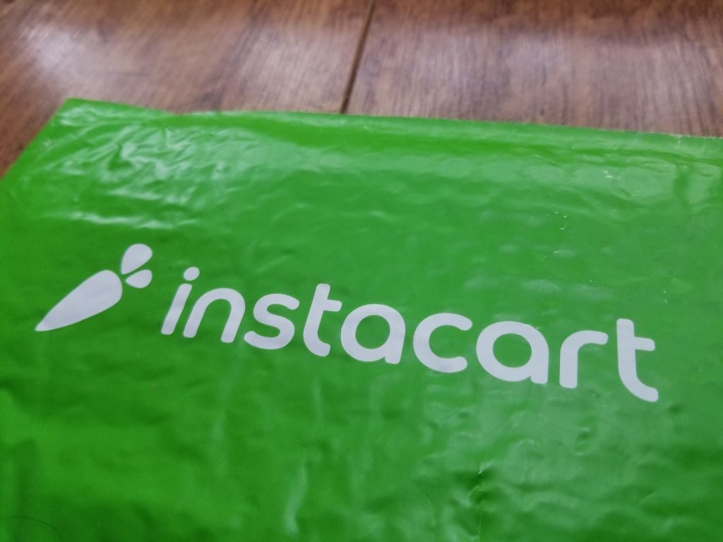 Instacart logo on a bag
