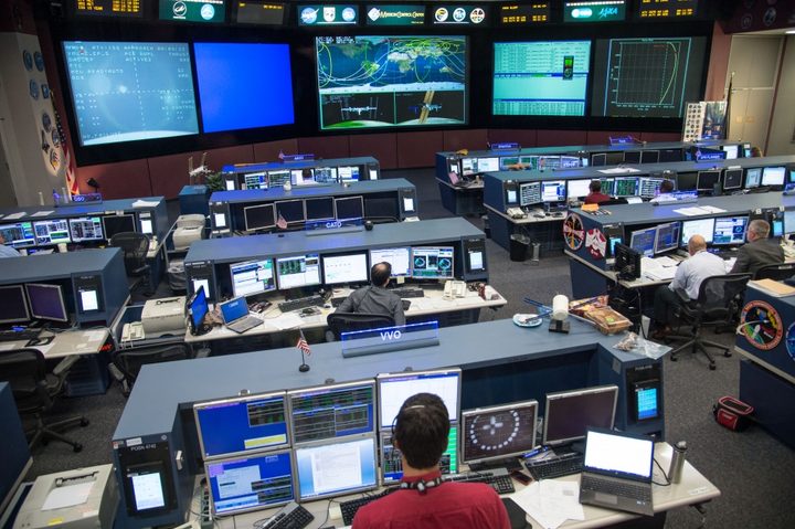 Johnson Space Center's Mission Control Center