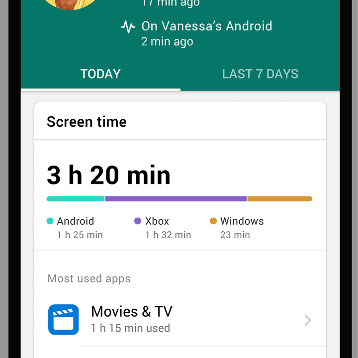microsoft 365 personal teams for family safety digital on android