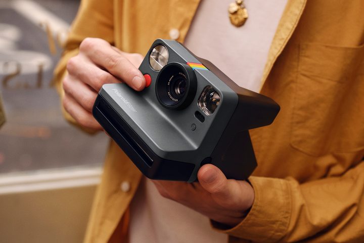 The Polaroid Now instant camera.