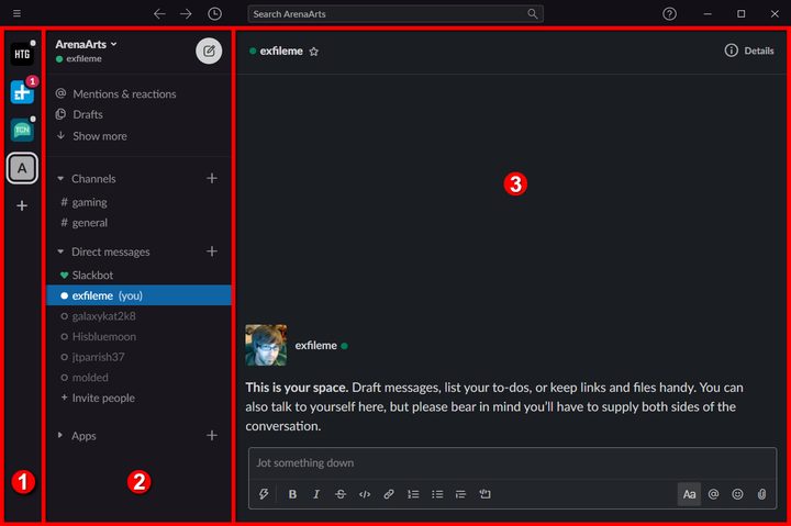 Slack Layout
