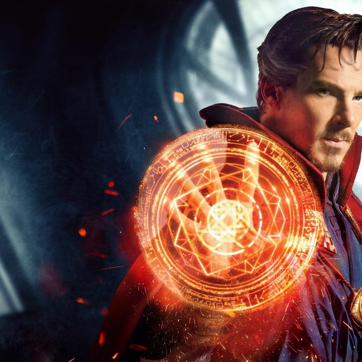 Benedict Cumberbatch in Dr. Strange.
