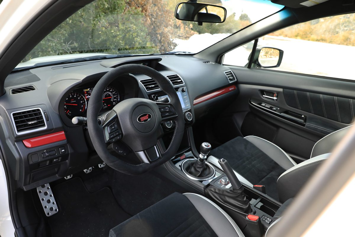 Subaru STI S209 interior