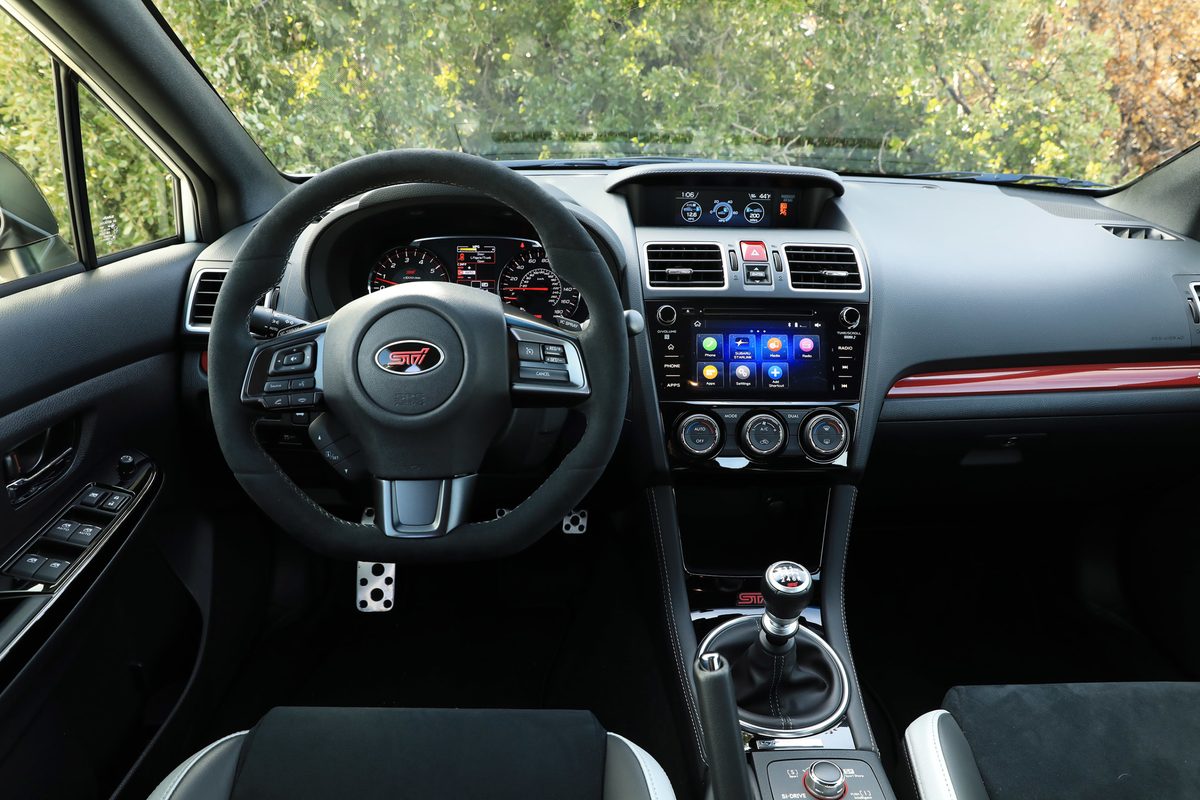 Subaru STI S209 interior