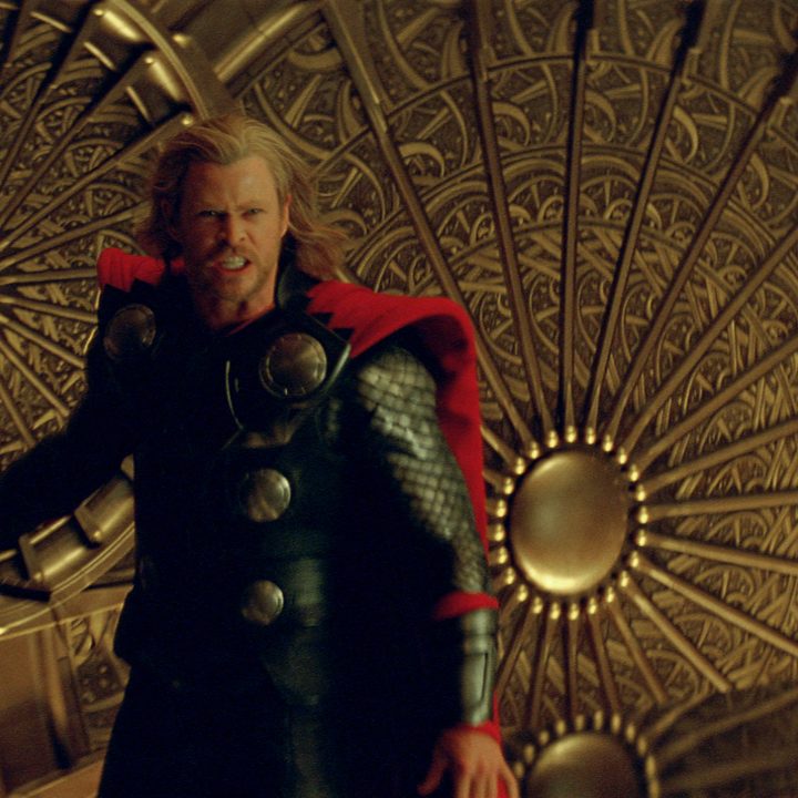 Chris Hemsworth in Thor.