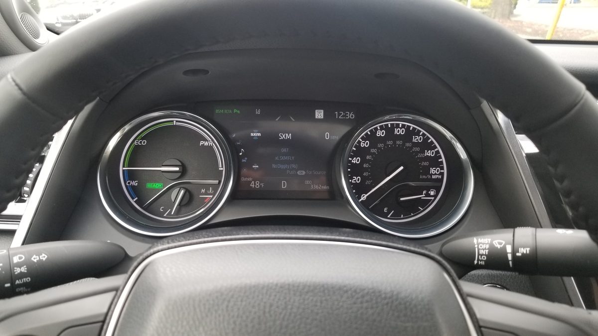Toyota Camry Hybrid instrument gauge