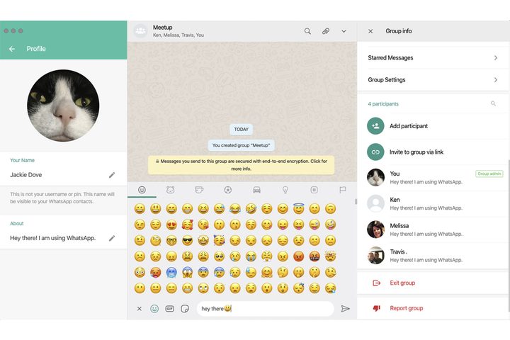 WhatsApp desktop