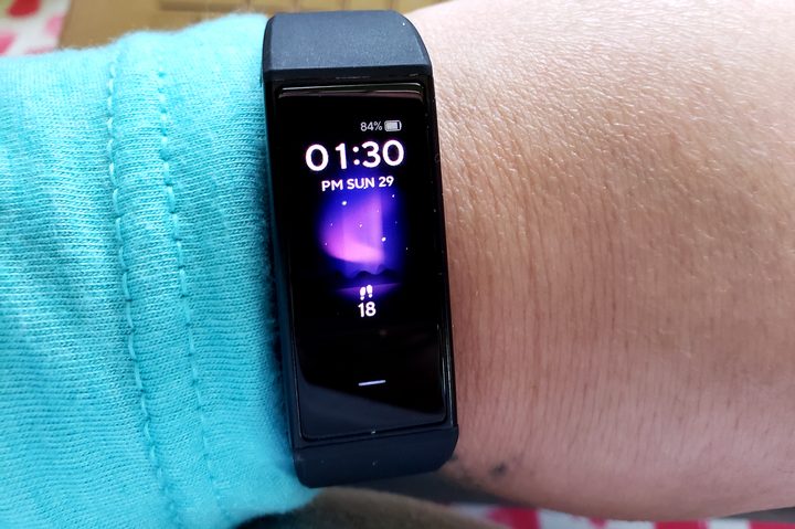 Wyze Band on wrist