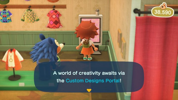 Animal Crossing custom designs terminal