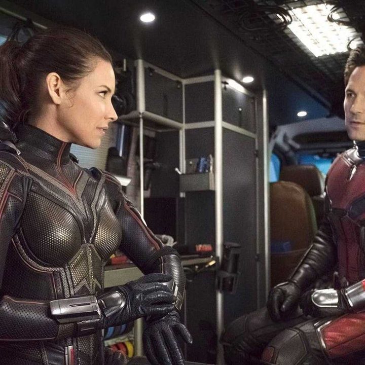 Evangeline Lilly and Paul Rudd in Ant-Man and the Wasp.