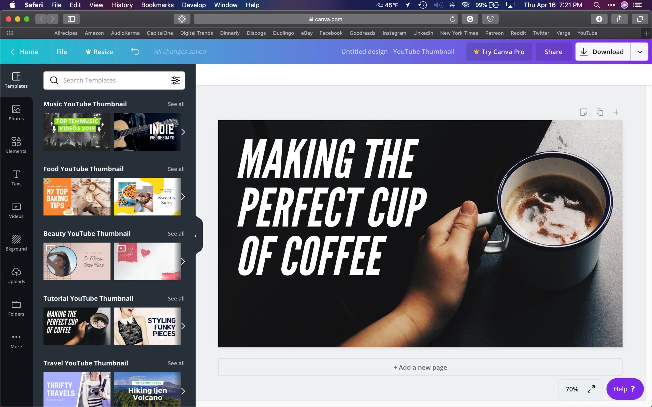 Canva YouTube Templates