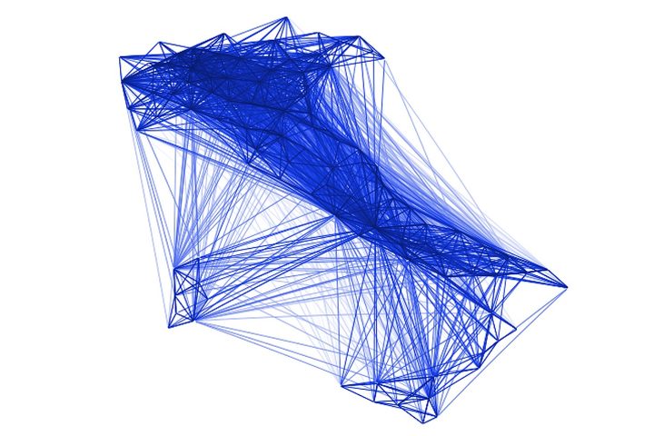 Facebook Co-Location Map