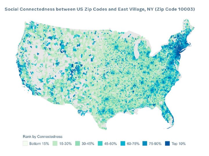 Facebook Social Connectedness Index