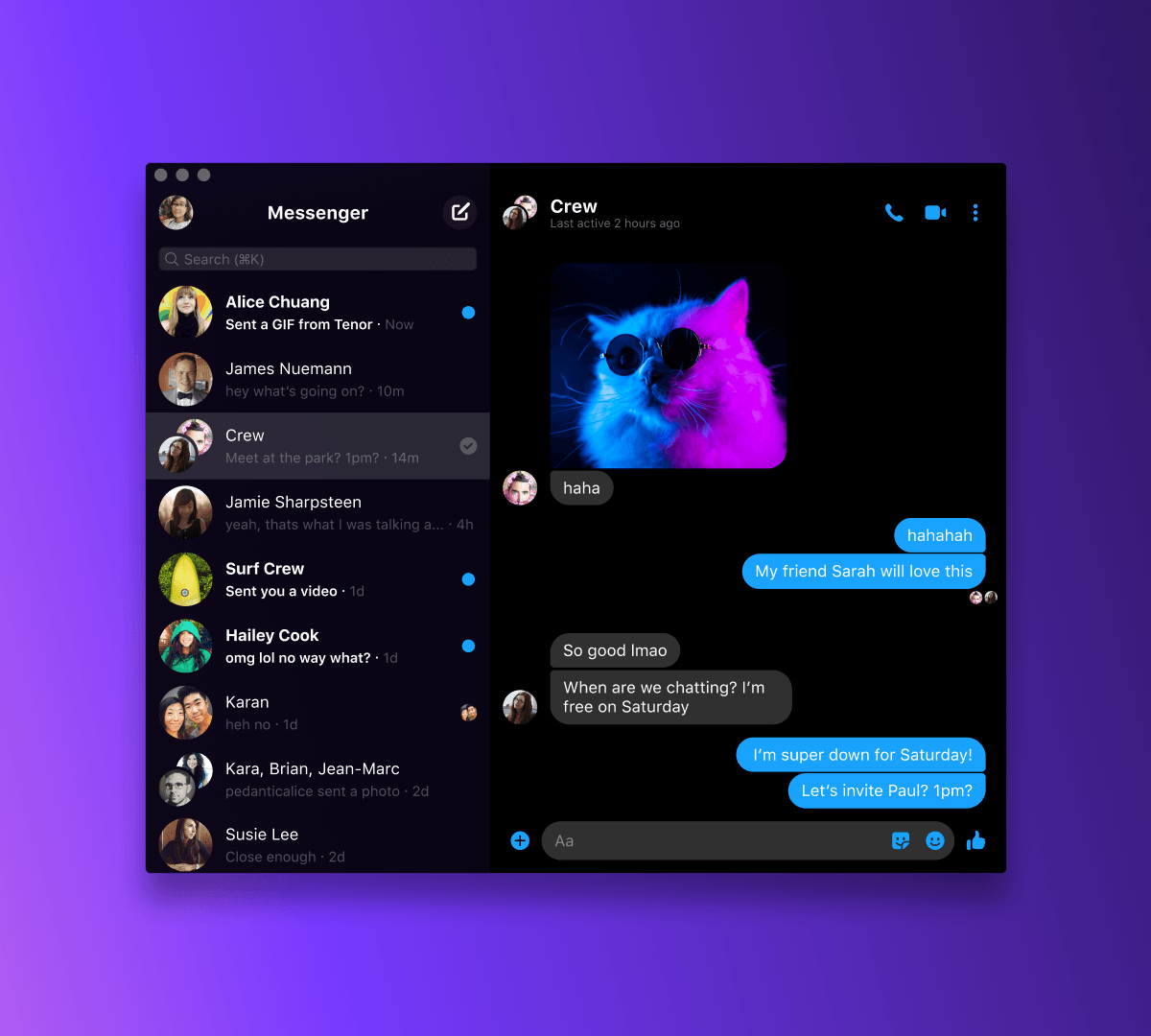 Facebook Messenger Desktop App