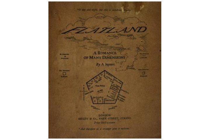 Photo shows the book's cover - it looks like old fashioned manuscript with the title and author name