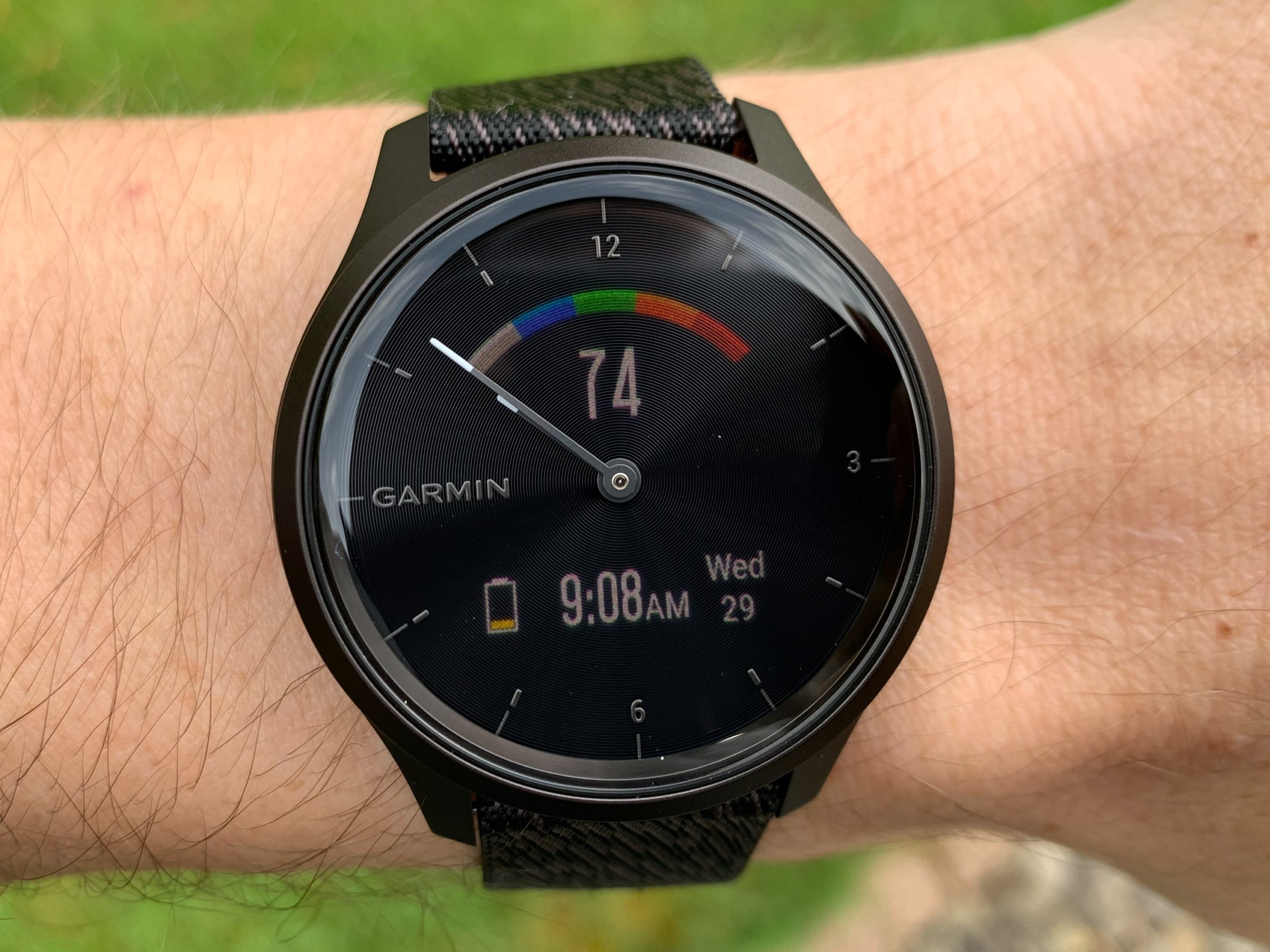 Montre Connectée Garmin Vívomove Style - Écran Tactile Caché, Aiguilles Mécaniques - Suivi Santé GPS - 42 Mm