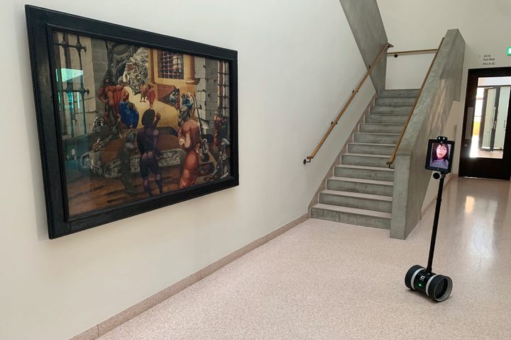 Hastings Gallery telepresence robot 1