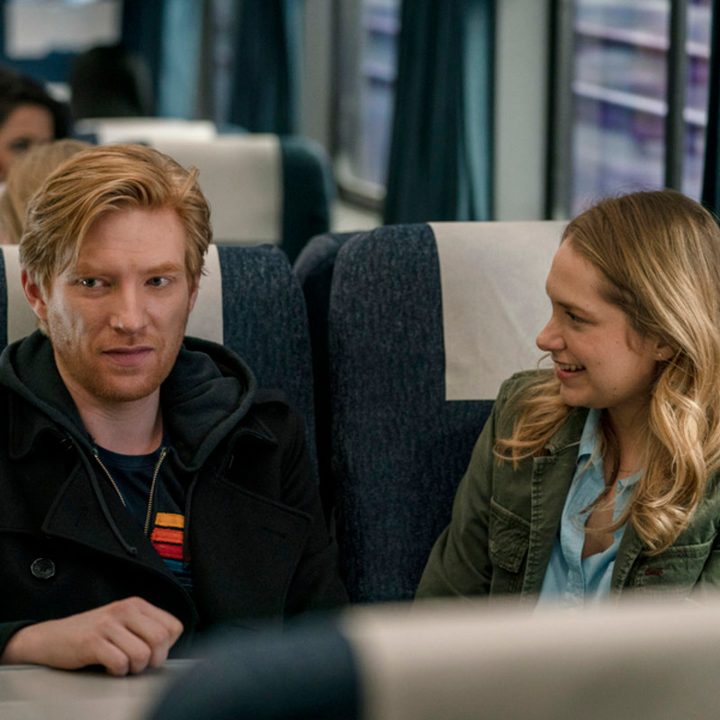 Domhnall Gleeson and Merritt Wever in Run