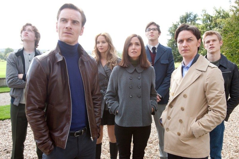 The X-Men in 2011's X-Men: First Class