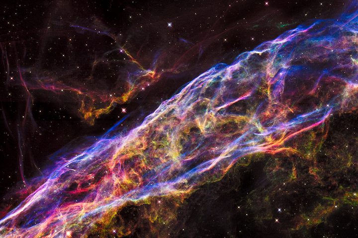 The remnants of a 8,000 year old supernova