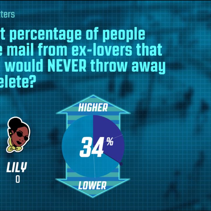 Voting if a percentage is higher or lower than shown.