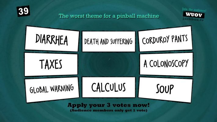 Voting for answers on a prompt.