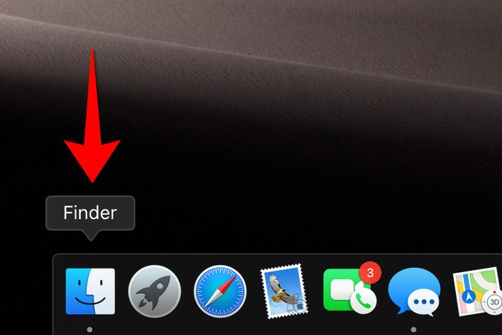 MacOS Finder Icon Location