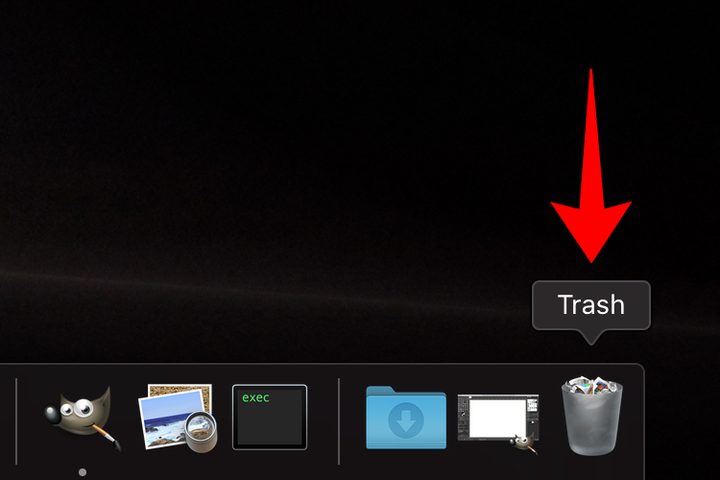 MacOS Trash Icon Location
