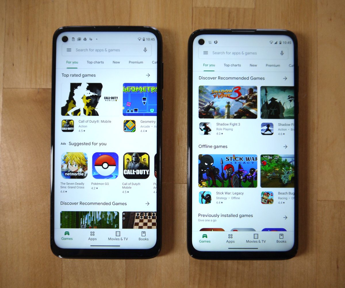 Moto G Power / Stylus display