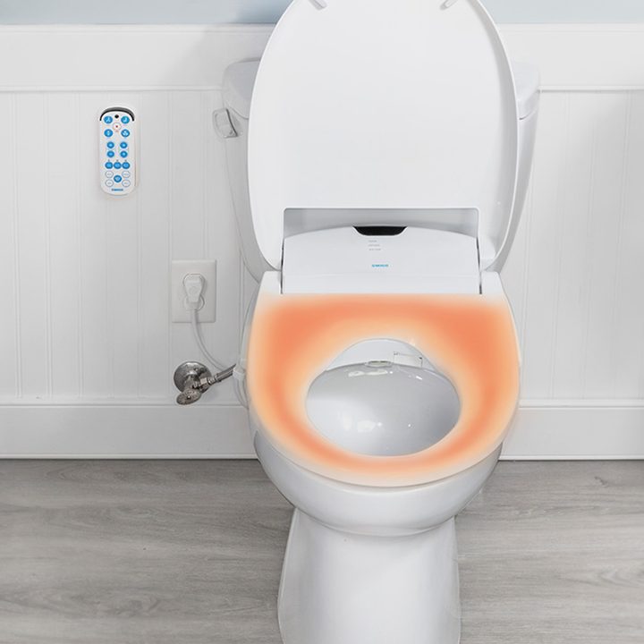 A bidet with a heated seat is great for winter.