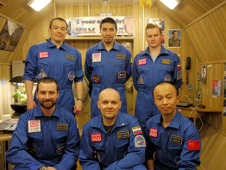The crew of the Mars500 simulation mission