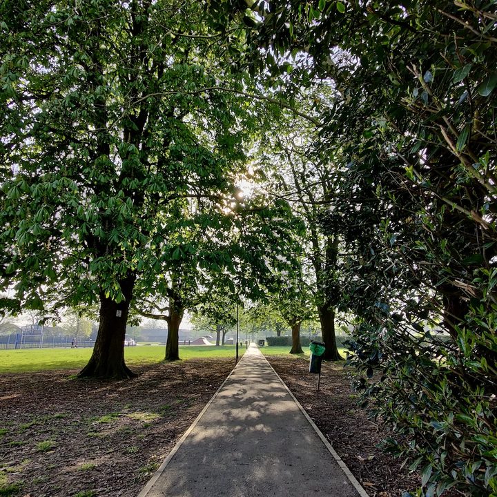 An empty public park