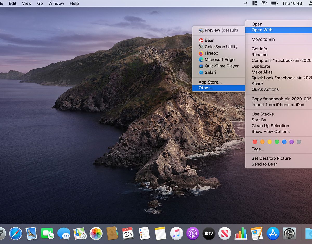 Service Station on MacOS