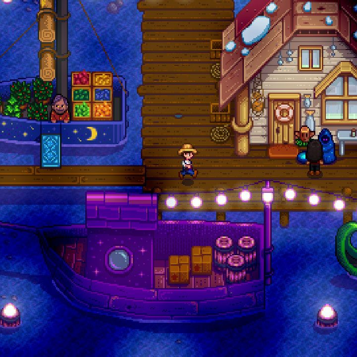 Port in Stardew Valley.