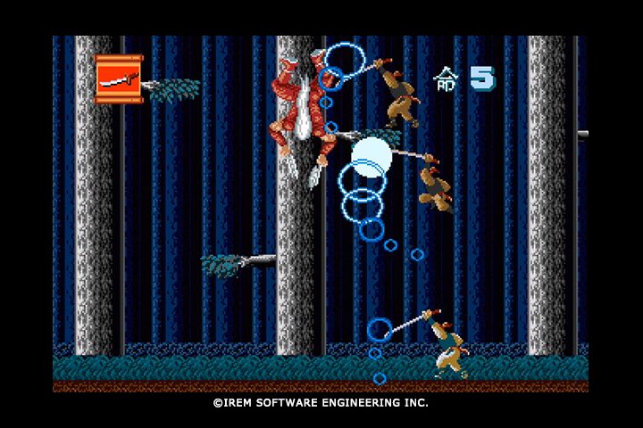 turbografx 16 mini pc engine core grafx review ninja spirit screen