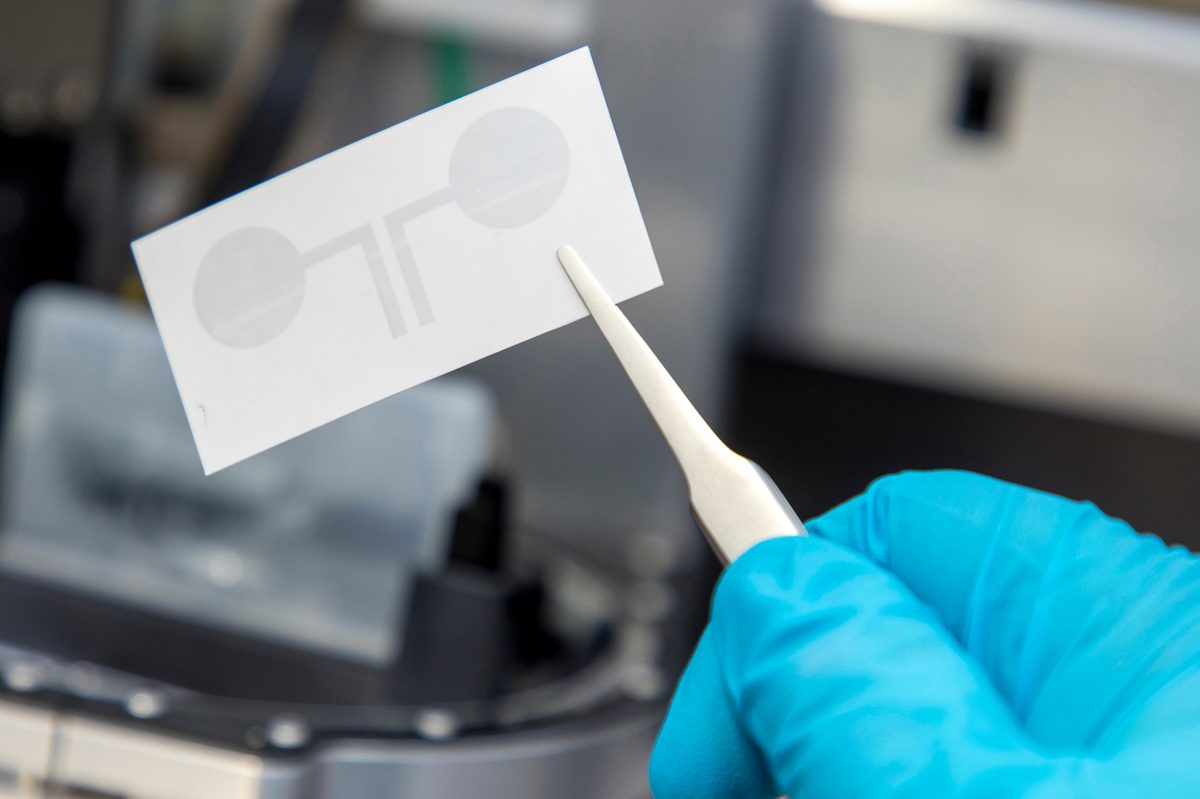 Researchers at TU Graz present tattoo electrodes from the printer, which are particularly attractive for long-term medical diagnostics.