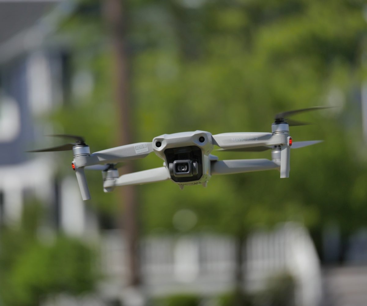 DJI Mavic Air 2 body closeup