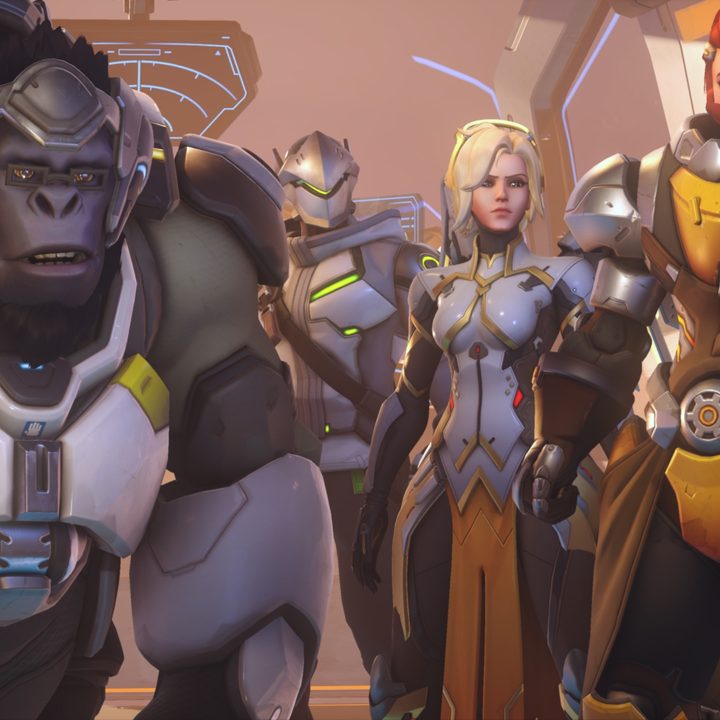Winston and other characters looking confused.