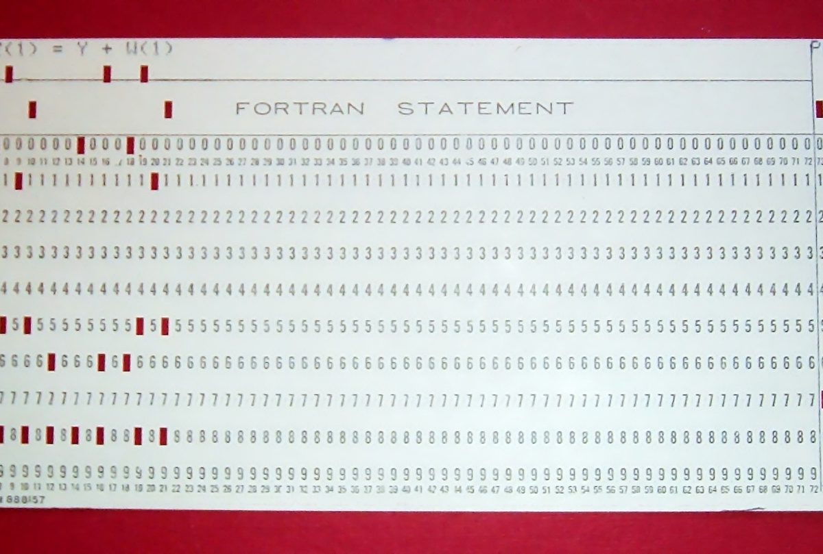 fortran punchard