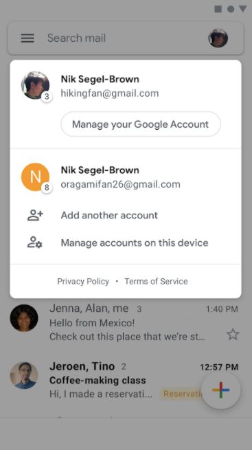Gmail contact