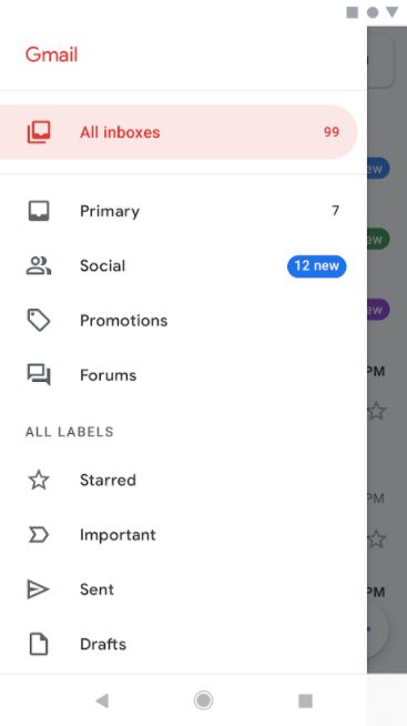 Gmail email app for Android