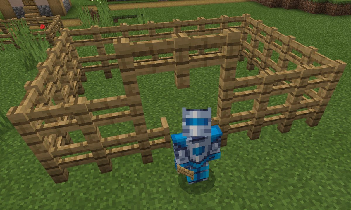 How to Build a Fence in Minecraft