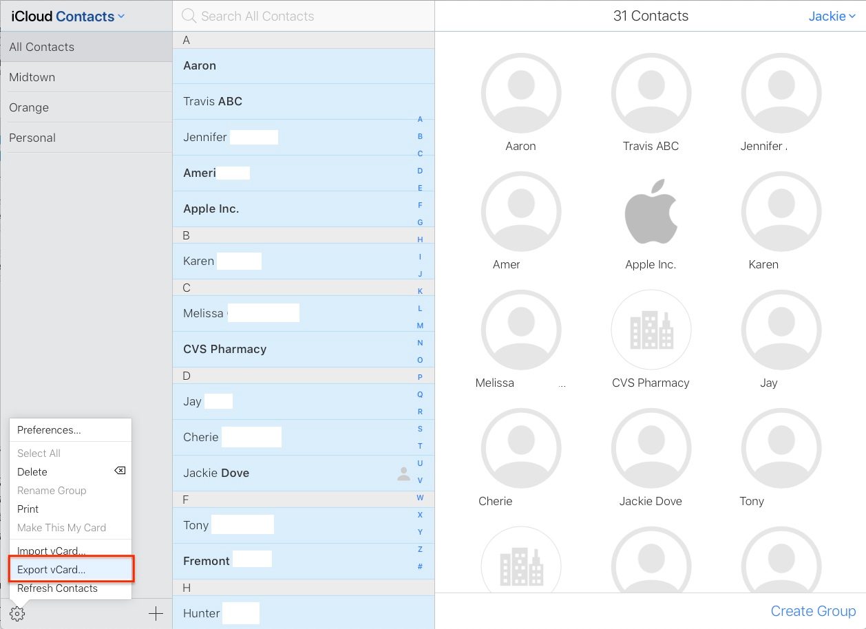 how to transfer contacts from an iphone android phone icloud3
