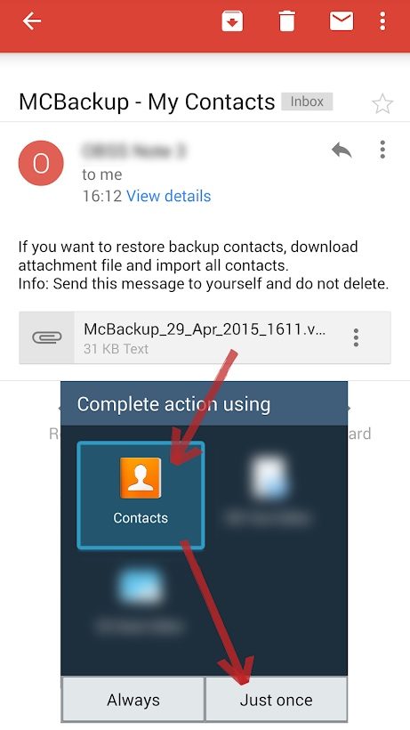 how to transfer contacts from an iphone android phone mcbackup2