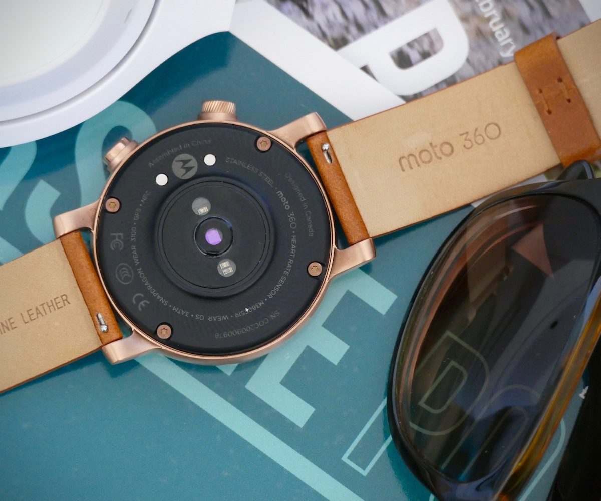 Moto 360 heart rate sensor