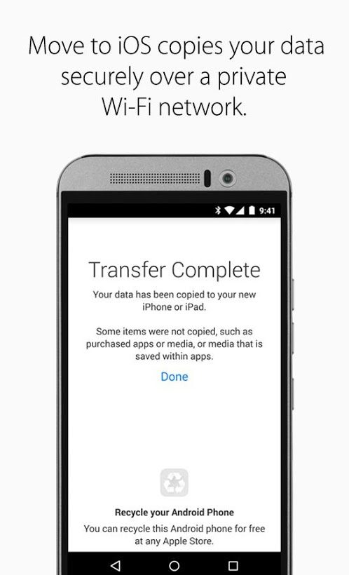 how to transfer contacts from an iphone android phone move ios2