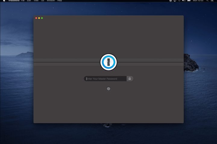 Image of 1Password Lock Screen