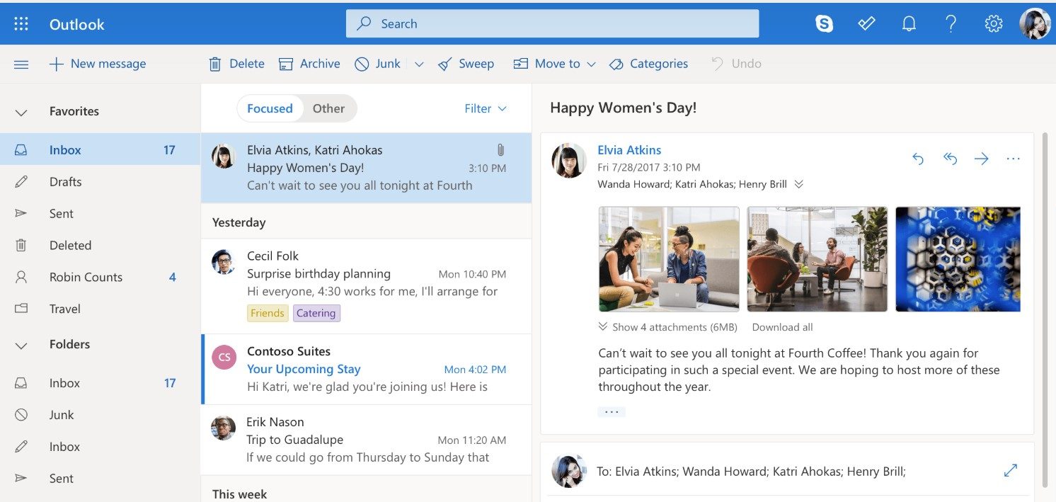 Outlook.com's new look
