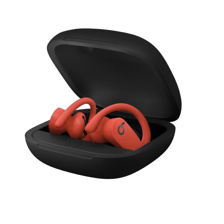 Different colors of the Beats Powerbeats Pro wireless earbuds.